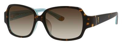  Ju 566/F/S Rectangular Sunglasses 0086-Havana