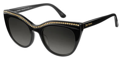  Ju 595/S Cat Eye/Butterfly Sunglasses 0807-Black