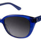  Ju 600/S Oval Modified Sunglasses 0QM4-Crystal Blue