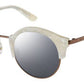  Ju 601/S Oval Modified Sunglasses 0YNA-White Marble (Back Order 2 weeks)
