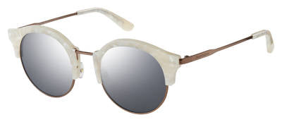  Ju 601/S Oval Modified Sunglasses 0YNA-White Marble (Back Order 2 weeks)