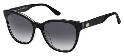 Ju 603/S Rectangular Sunglasses 0807-Black