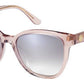  Ju 603/S Rectangular Sunglasses 08XO-Pink Crystal