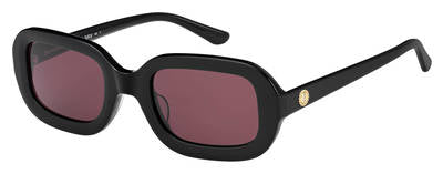  Ju 606/S Rectangular Sunglasses 0807-Black