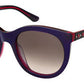  Ju 608/S Rectangular Sunglasses 0365-Violet Fuchsia (Back Order 2 weeks)