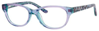  Ju 913 Cat Eye/Butterfly Eyeglasses 0JMQ-Aqua Pink Crystal