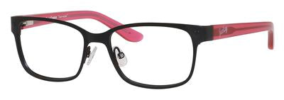  Ju 916 Rectangular Eyeglasses 0006-Semi Shiny Black