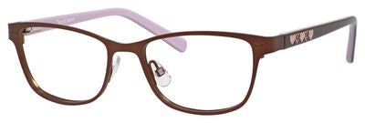 Ju 926 Rectangular Eyeglasses 00AU-Brown Pink