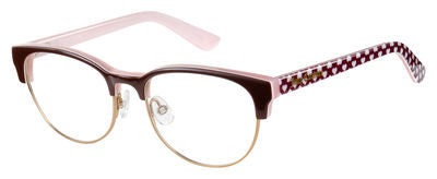  Ju 928 Oval Modified Eyeglasses 0DQ2-Brown Pink