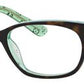  Ju 931 Rectangular Eyeglasses 0PHW-Havana Green (Back Order 2 weeks)