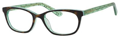  Ju 931 Rectangular Eyeglasses 0PHW-Havana Green (Back Order 2 weeks)