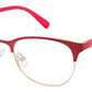  Ju 936 Rectangular Eyeglasses 0GMY-Matte Fuchsia (Back Order 2 weeks)