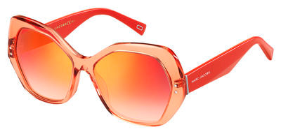 MJ Marc 117/S Geometric Sunglasses 026X-Orange