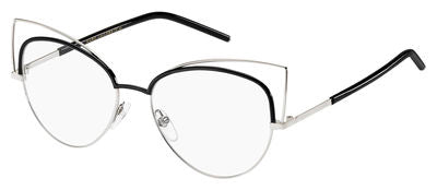 MJ Marc 12 Cat Eye/Butterfly Eyeglasses 0UUV-Palladium / Shiny Black