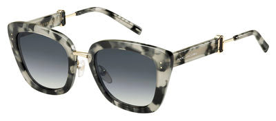 MJ Marc 131/S Rectangular Sunglasses 0P30-Gray Havana