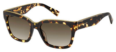 MJ Marc 163/S Rectangular Sunglasses 0086-Dark Havana