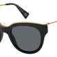 MJ Marc 165/S Oval Modified Sunglasses 0807-Black