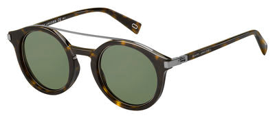 MJ Marc 173/S Oval Modified Sunglasses 0086-Dark Havana