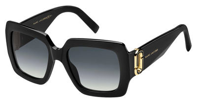 MJ Marc 179/S Rectangular Sunglasses 0807-Black