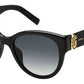 MJ Marc 181/S Oval Modified Sunglasses 0807-Black