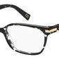MJ Marc 190 Rectangular Eyeglasses 09WZ-Havana Black Crystal
