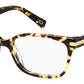 MJ Marc 190 Rectangular Eyeglasses 0LWP-Crystal Havana