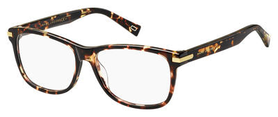 MJ Marc 191 Rectangular Eyeglasses 0LWP-Crystal Havana