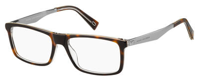 MJ Marc 208 Rectangular Eyeglasses 0KRZ-Havana Crystal
