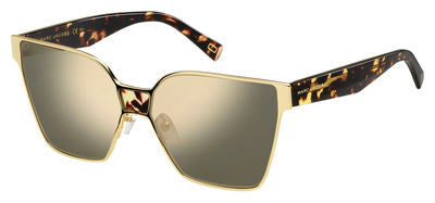 MJ Marc 212/S Rectangular Sunglasses 0J5G-Gold