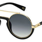 MJ Marc 217/S Oval Modified Sunglasses 02M2-Black Gold (Back Order 2 weeks)