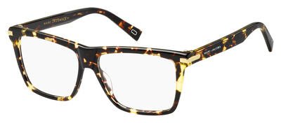 MJ Marc 219 Rectangular Eyeglasses 0LWP-Crystal Havana