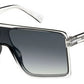 MJ Marc 220/S Rectangular Sunglasses 0MNG-Crystal Black (Back Order 2 weeks)