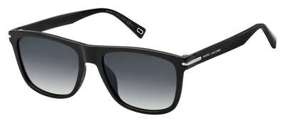 MJ Marc 221/S Rectangular Sunglasses 0807-Black (Back Order 2 weeks)