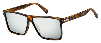 MJ Marc 222/S Rectangular Sunglasses 0581-Havana Black