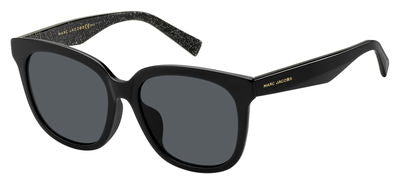MJ Marc 232/F/S Square Sunglasses 0NS8-Black Glitter (Back Order 2 weeks)