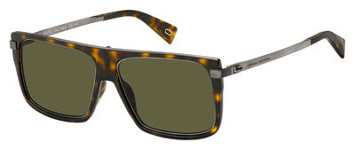 MJ Marc 242/S Rectangular Sunglasses 0086-Dark Havana