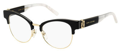 MJ Marc 252 Browline Eyeglasses 0807-Black