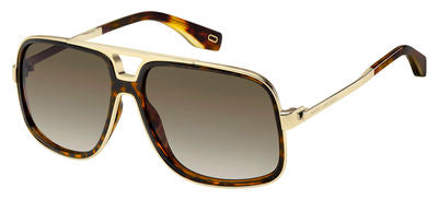 MJ Marc 265/S Square Sunglasses 0086-Dark Havana