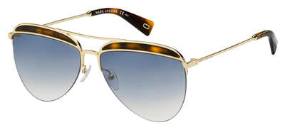 MJ Marc 268/S Aviator Sunglasses 0086-Dark Havana