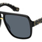 MJ Marc 273/S Rectangular Sunglasses 0807-Black
