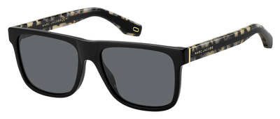 MJ Marc 275/S Rectangular Sunglasses 0807-Black