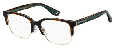 MJ Marc 276 Square Eyeglasses 0086-Dark Havana