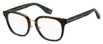 MJ Marc 277 Square Eyeglasses 0086-Dark Havana