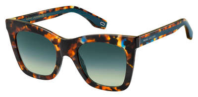 MJ Marc 279/S Cat Eye/Butterfly Sunglasses 0FZL-Havana Turquoise