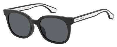 MJ Marc 289/F/S Rectangular Sunglasses 080S-Black White