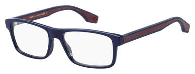 MJ Marc 290 Rectangular Eyeglasses 0JZ1-Blue Burgundy