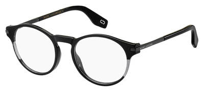 MJ Marc 296 Oval Modified Eyeglasses 0807-Black