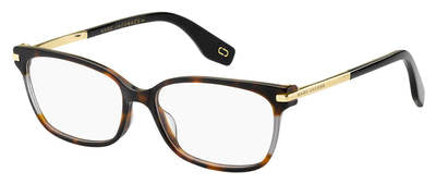 MJ Marc 300 Rectangular Eyeglasses 0086-Dark Havana