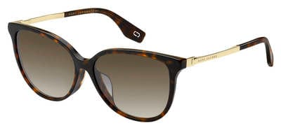 MJ Marc 307/F/S Oval Modified Sunglasses 0086-Dark Havana (Back Order 2 weeks)