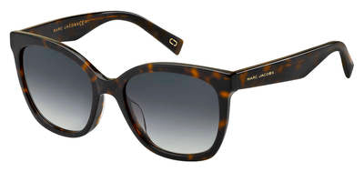 MJ Marc 309/S Square Sunglasses 0086-Dark Havana